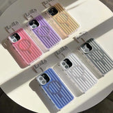 3D Corrugated Stripe Magnetic Phone Case